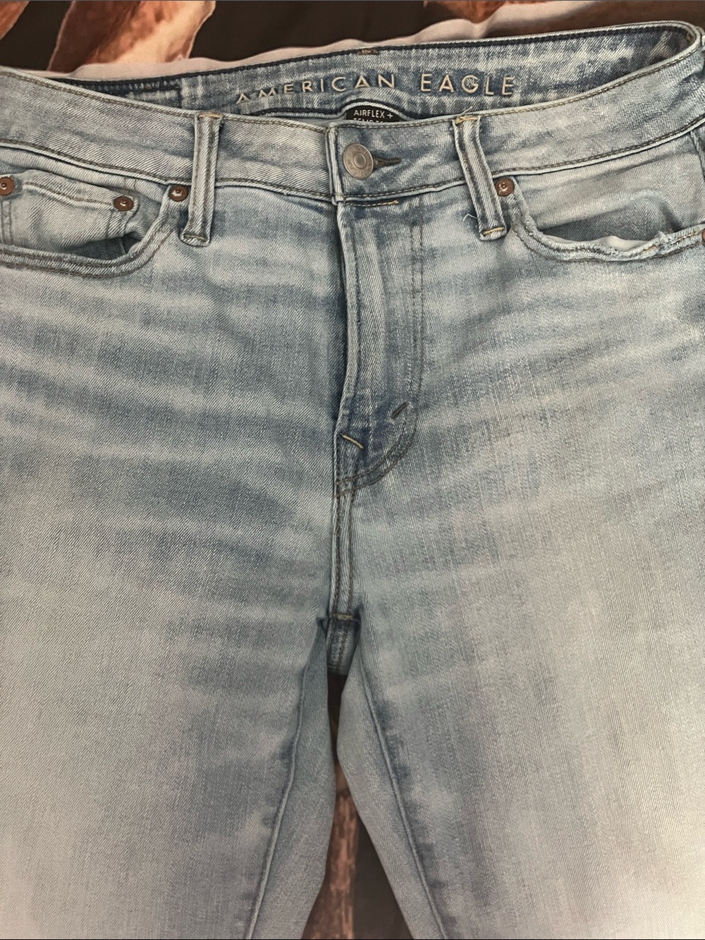American Eagle Outfitters Light Blue Skinny Jeans